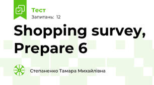Shopping survey, Prepare 6
