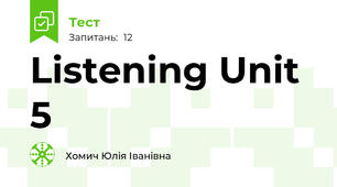 Listening Unit 5