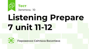 Listening Prepare 7 unit 11-12