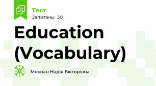 Education (Vocabulary)