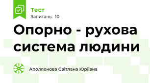 Опорно - рухова система людини