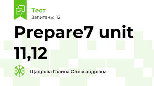 Prepare7 unit 11,12