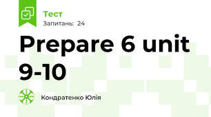 Prepare 6 unit 9-10