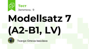 Modellsatz 7 (A2-B1, LV)