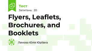 Flyers, Leaflets, Brochures, and Booklets