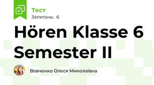 Hören Klasse 6 Semester II