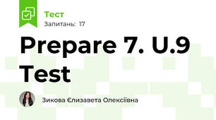 Prepare 7. U.9 Test