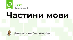 Частини мови