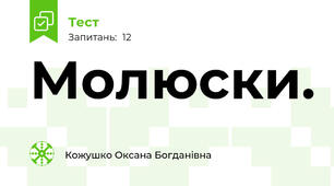 Молюски.
