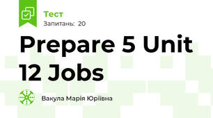 Prepare 5 Unit 12 Jobs