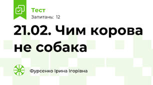 21.02. Чим корова не собака
