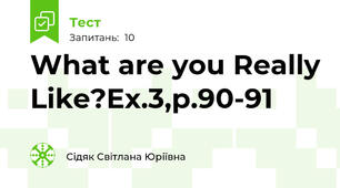What are you Really Like?Ex.3,p.90-91