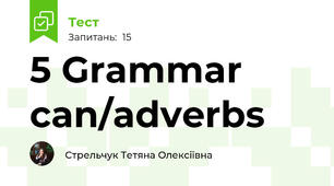 5 Grammar can/adverbs