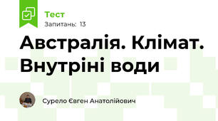 Австралія. Клімат. Внутріні води