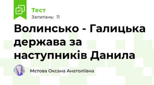 Волинсько - Галицька держава за наступників Данила 