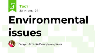 Environmental issues