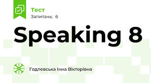 Speaking 8 