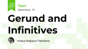 Gerund and Infinitives