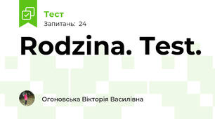 Rodzina. Test.