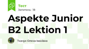 Aspekte Junior B2 Lektion 1
