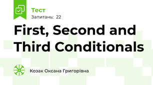 First, Second and Third Conditionals