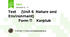 Test     (Unit 6  Nature and Environment)                                         Form 11    Karpiuk        