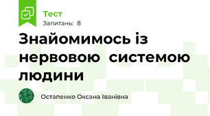 Знайомимось із нервовою  системою  людини