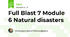 Full Blast 7 Module 6 Natural disasters