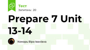 Prepare 7 Unit 13-14