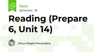 Reading (Prepare 6, Unit 14)