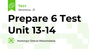 Prepare 6 Test Unit 13-14