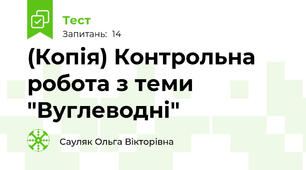 (Копія) Контрольна робота з теми "Вуглеводні"