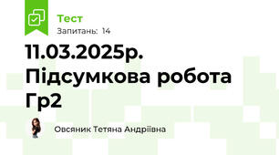 11.03.2025р. Підсумкова робота Гр2