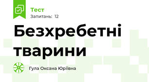 Безхребетні тварини 