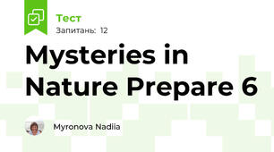 Mysteries in Nature Prepare 6