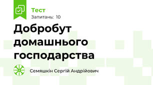 Добробут домашнього господарства