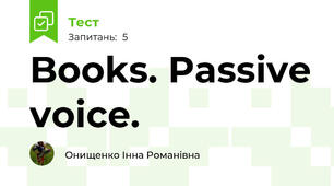 Books. Passive voice.