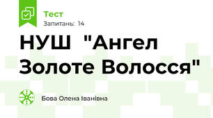 НУШ  "Ангел Золоте Волосся"