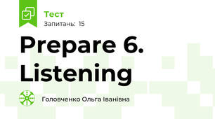 Prepare 6. Listening 