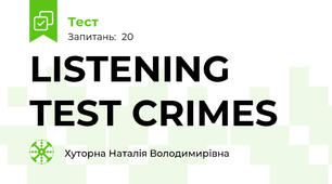LISTENING TEST CRIMES