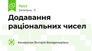 Додавання раціональних чисел 