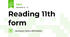 Reading 11th form