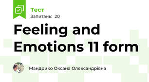  Feeling and Emotions 11 form