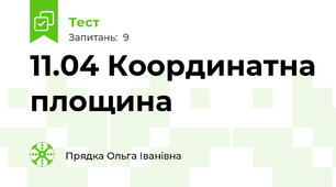 11.04 Координатна площина