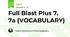 Full Blast Plus 7, 7a (VOCABULARY)