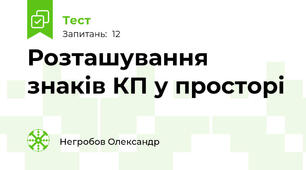 Розташування знаків КП у просторі