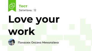Love your work 