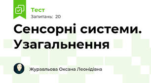 Сенсорні системи. Узагальнення