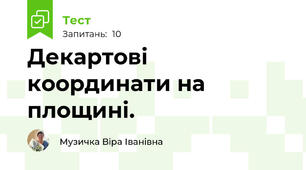 Декартові координати на площині.