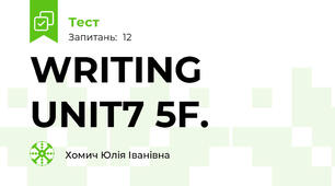 WRITING UNIT7 5F.